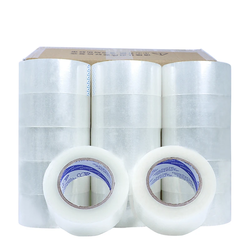 

44mm width High Viscosity Clear Adhesive Tape Box Carton Sealing Packing Tape DIY Mounting Fixing Tape Clear Adhesive Tape