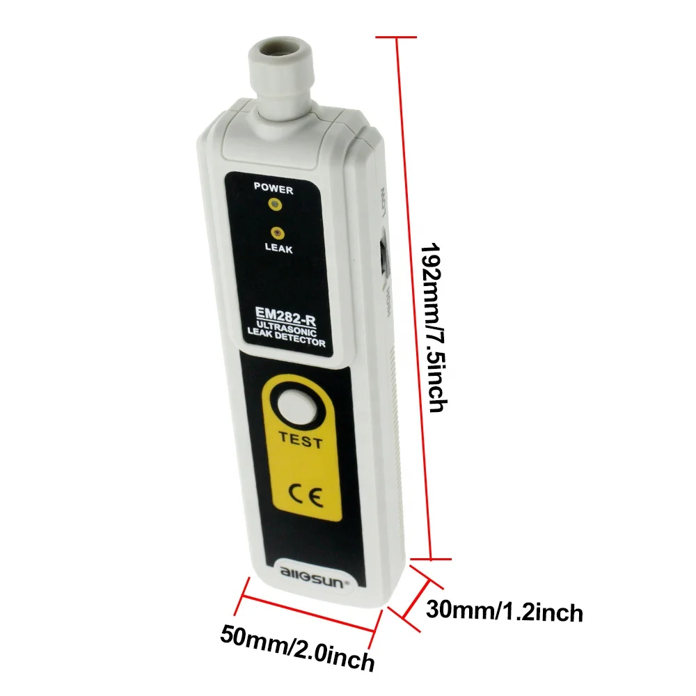 LED Portable Four-in-one Toxic and Harmful Combustible Gas Detector One-click Option Reasonable Design Leakage Alarm