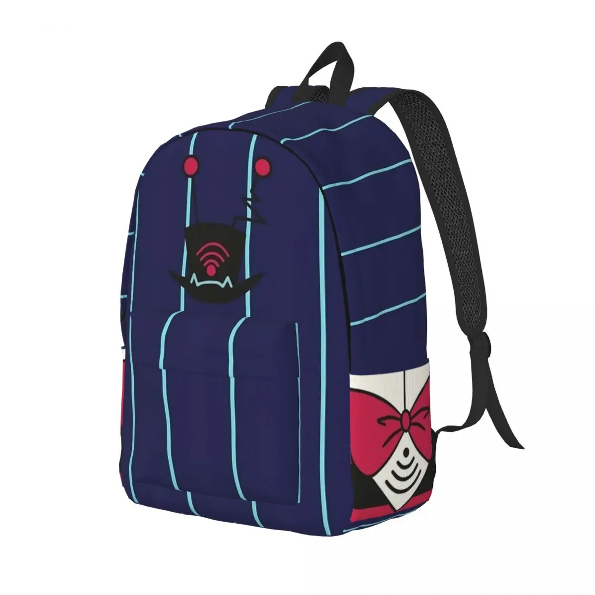 Hazbins-Sac à dos en toile Tyx pour hommes et femmes, sac à dos de travail, sac à dos pour ordinateur portable, sacs de sport pour adolescents, lycée