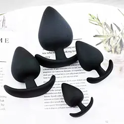 Silicone Mushroom Head Anal Plug Wearable Butt Plug Stimulation Anus Masturbator G Spot Massage Dildo Bdsm Sex Toy for Man Women