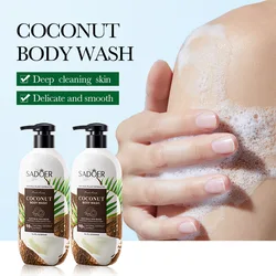 Fruit Body Wash 400ml Coconut Cleansing Avocado Body Wash Rich Foam Body Cleansers Deep Cleaning Skin