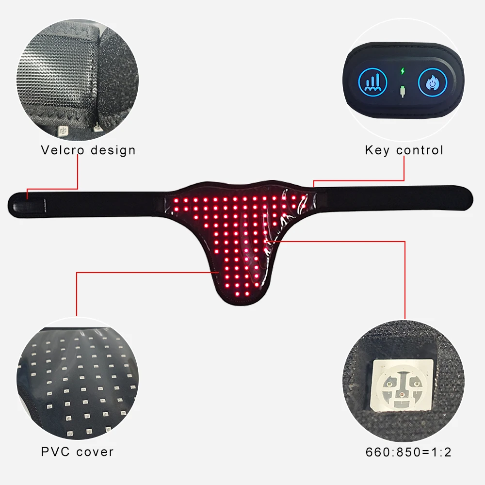 

New Red Light Infrared 660nm 850nm Men Women Physical Therapy Panties Pain Relief