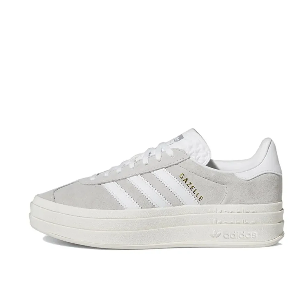 Adidas-Income ZELLE BOLD Optics Slip-On Shoes, Chaussures de sport décontractées pour femmes, Premium White, Recommande d'augmenter l'astronomie