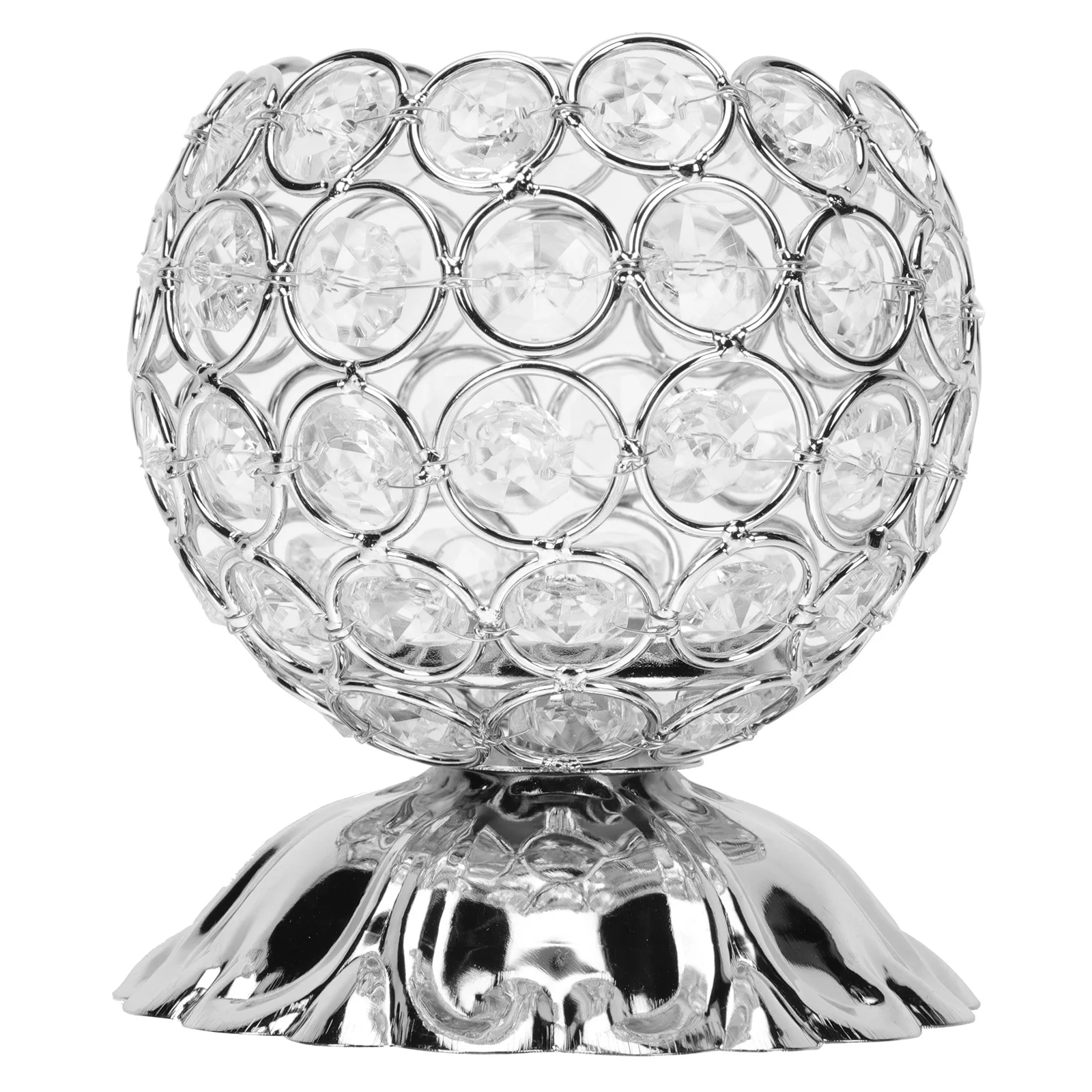 

Crystal Iron Makeup Brush Storage Case Pen Cylinder Container Office Stationery Holder Tool ganizer Decorative Elegant