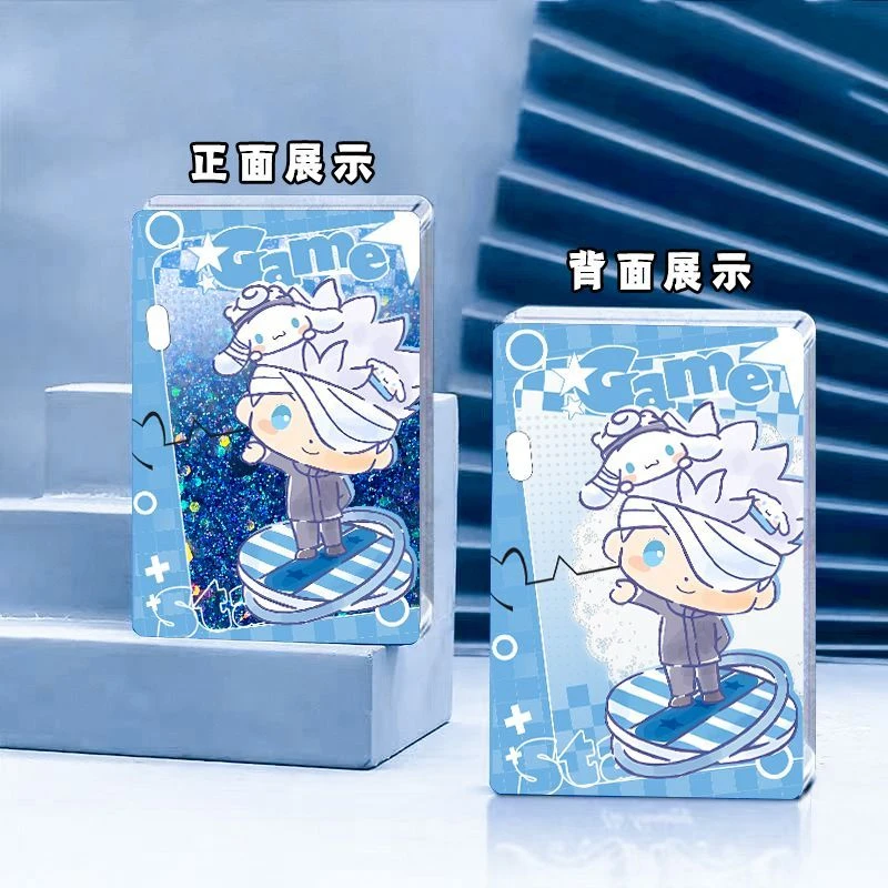 Anime Jujutsu Kaisen Diy Quicksand Cards Satoru Gojo Geto Suguru Inumaki Toge Zenin Maki Christmas Birthday Gifts Children's Toy