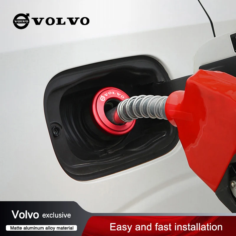 سيارة خزان الوقود غطاء تغليف متجمد سبائك الألومنيوم غطاء اكسسوارات السيارات لفولفو Xc60 Xc90 V40 V60 S60 V50 V90 S80 C40 XC40 V70 C30