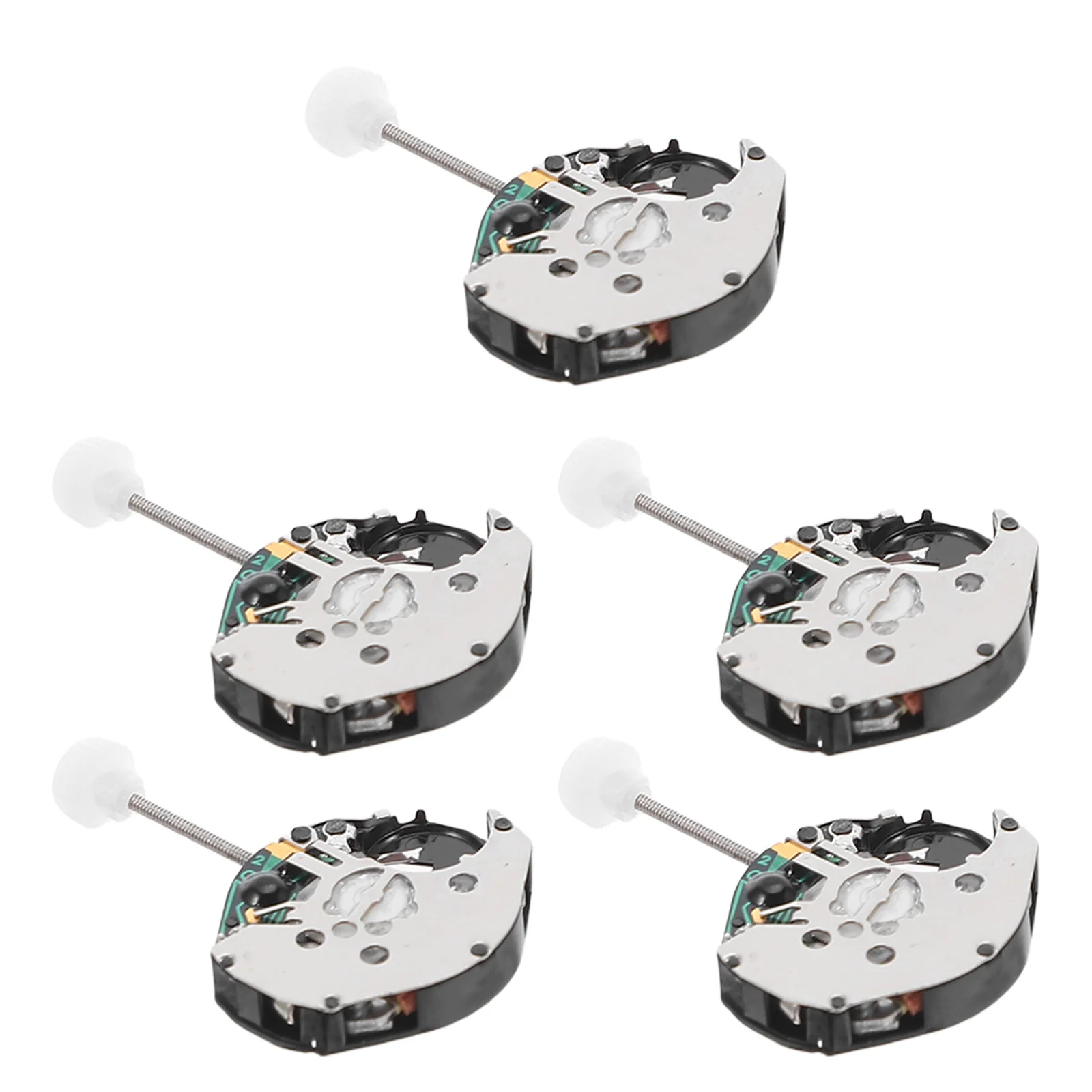 

5Pcs Replacement Watch Movement Quartz - Smooth Silent Running High Torque Mechanism for Clock Repair Accessories Kit