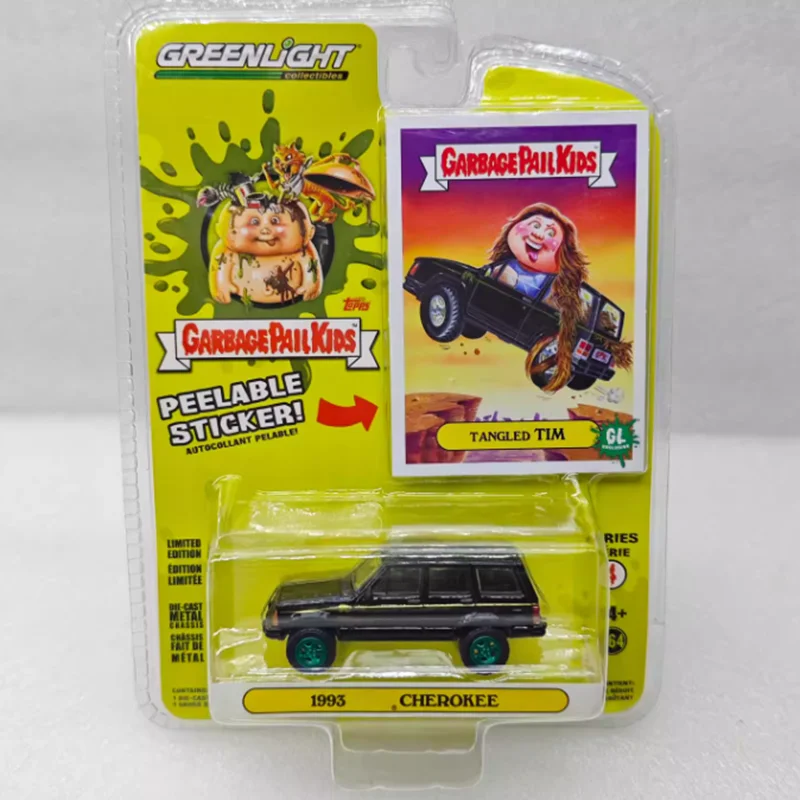 โมเดลรถจำลองอัลลอยด์ Greenlight 1:64 สเกล 1993 CHEROKEE Green Machine ของสะสมแบบตั้งโชว์ ของที่ระลึก ของขวัญ