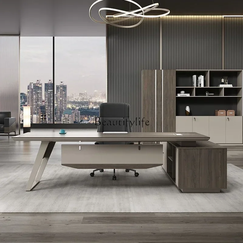 

LDSimple Modern Boss Desk Supervisor Manager Desk Office Furniture
