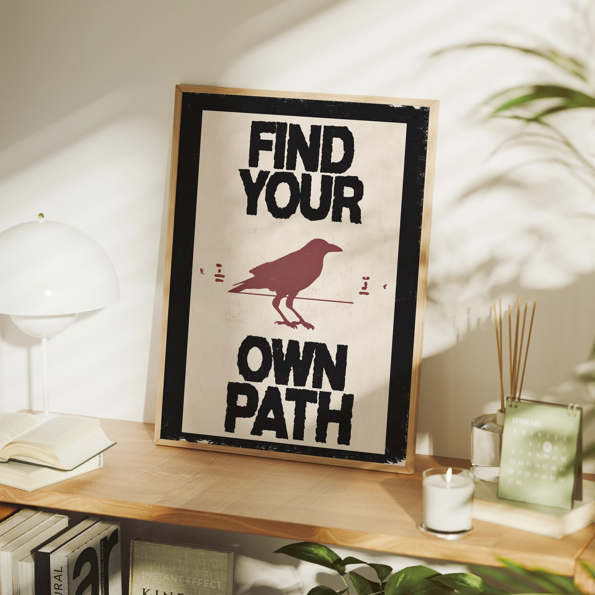 Tableau mural rétro avec citat - Home Decor Quotes avis et prix