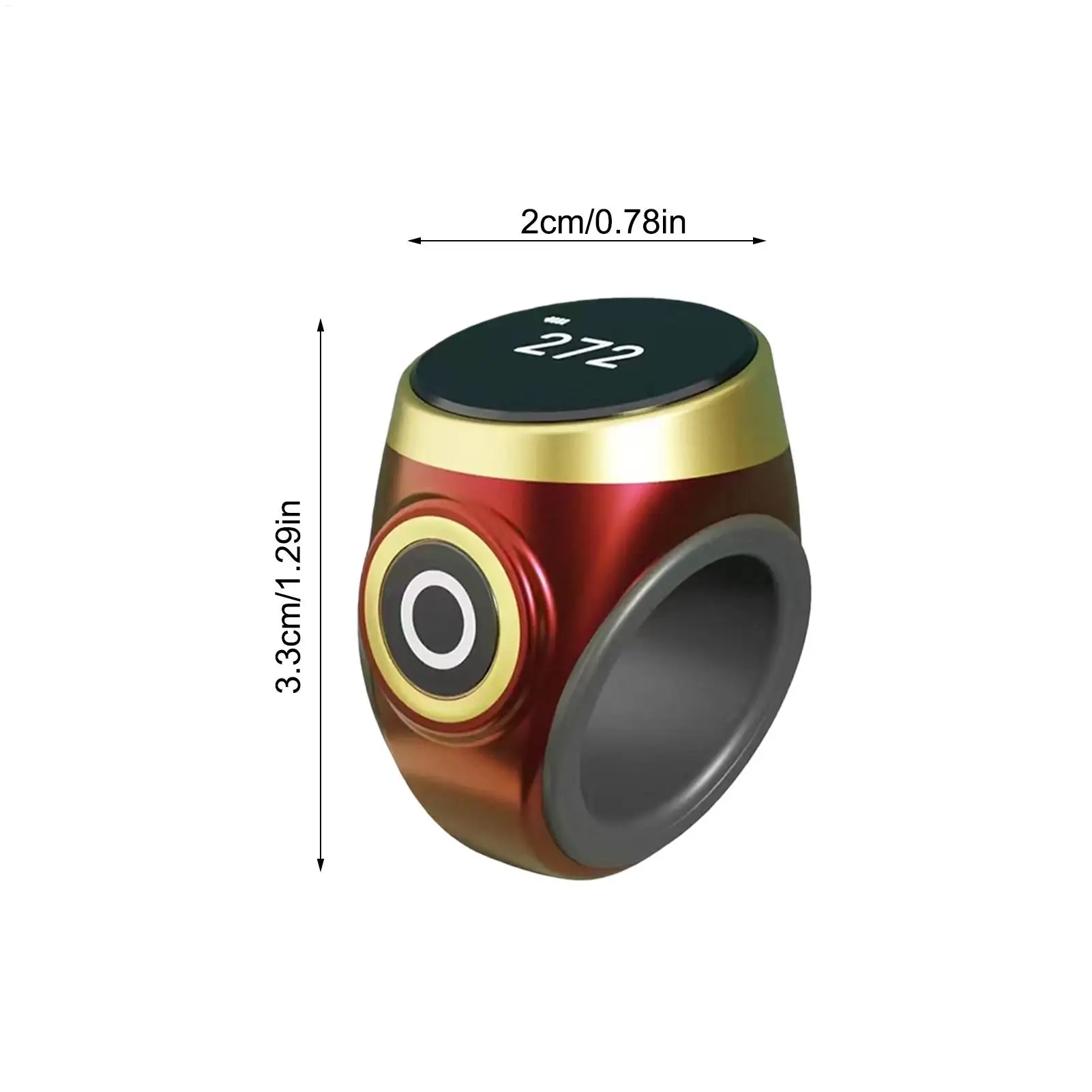 Contatore di conteggio digitale per gadget ricaricabile con controllo tattile con clicker per esercizi in aula di matematica da golf per passeggiate all'aperto al coperto