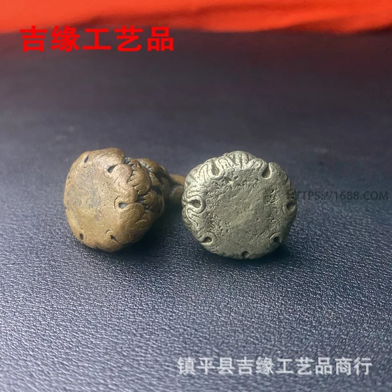 النحاس الأبيض Zongkeba حمل على الجيب Zongfan الصغيرة Brazen الصلبة بوصة بوذا الجدول الحلي الحرفية #4