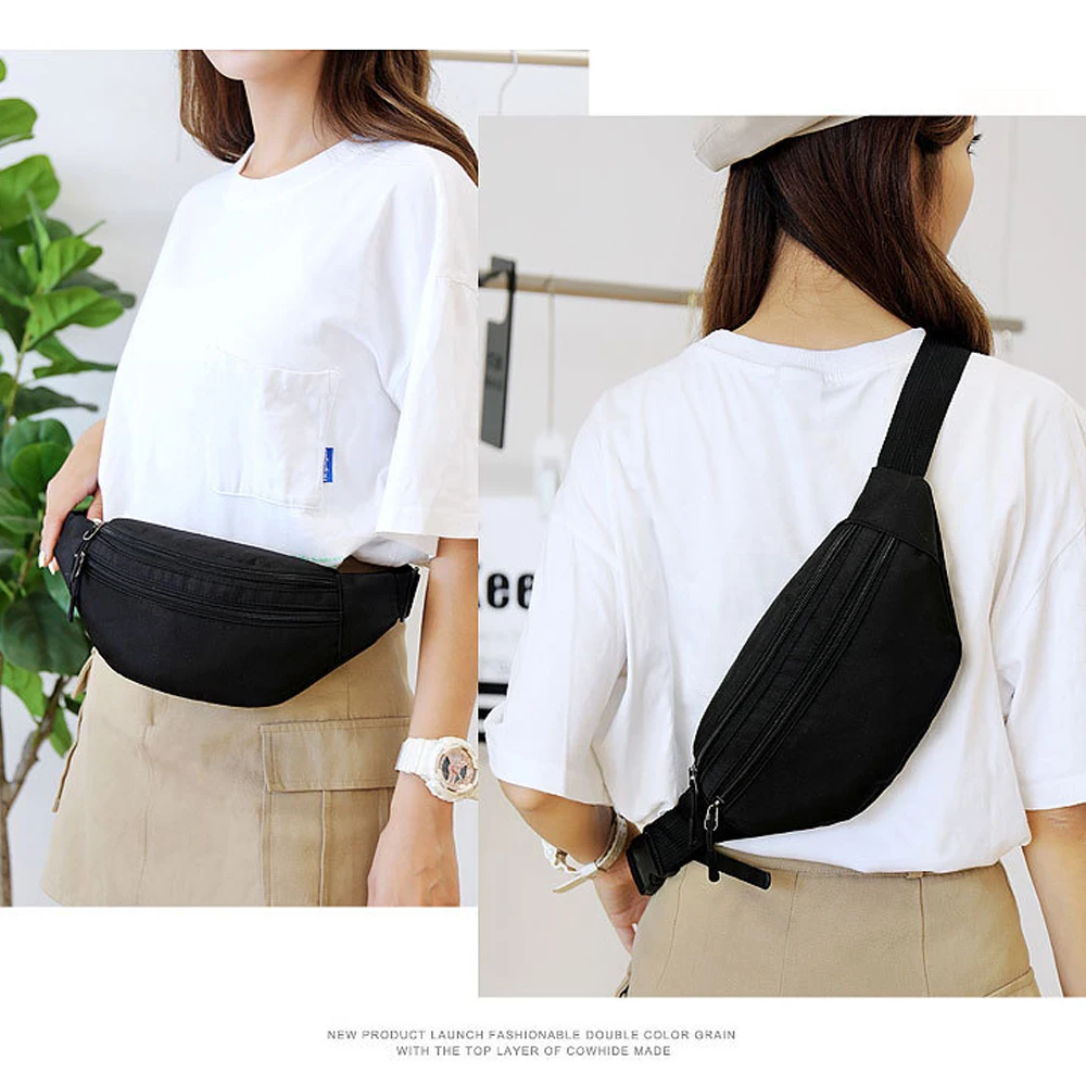 

1PCS/2PCS Fanny Pack for Men Women Waterproof Waist Packs with Adjustable Belt Crossbody Waist Bag for Hiking Running All Sports