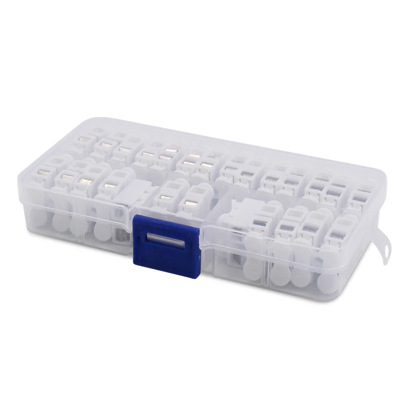 CH-2 Quick Terminal Blok 26Pcs Connector Spring Push Type Butt Terminal 2P Draad Connector