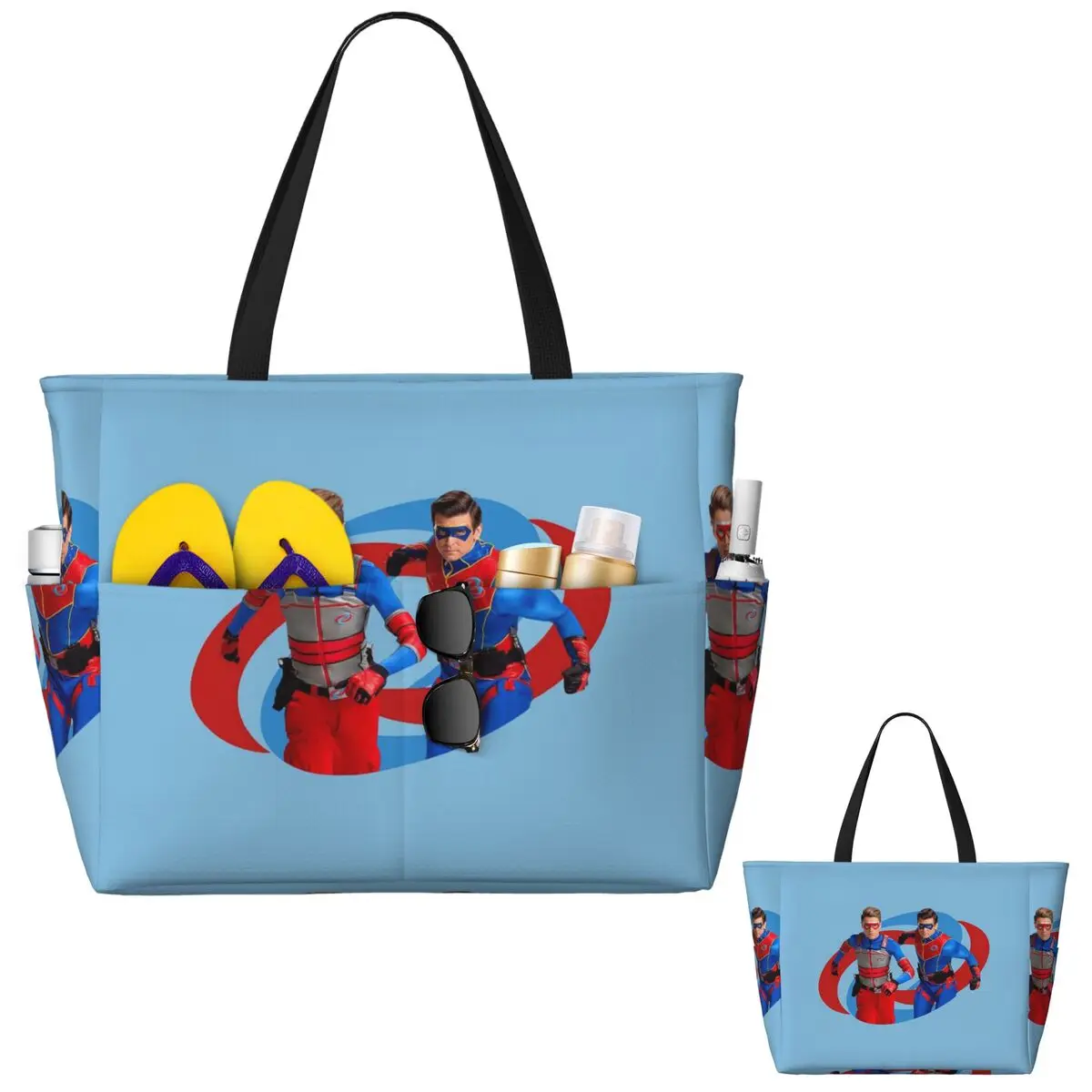 

Henry Danger - Action Log Beach Tote Bag Sport Gym Yoga Duffle Large Tote Bag Women Travel Bag Fitness bag