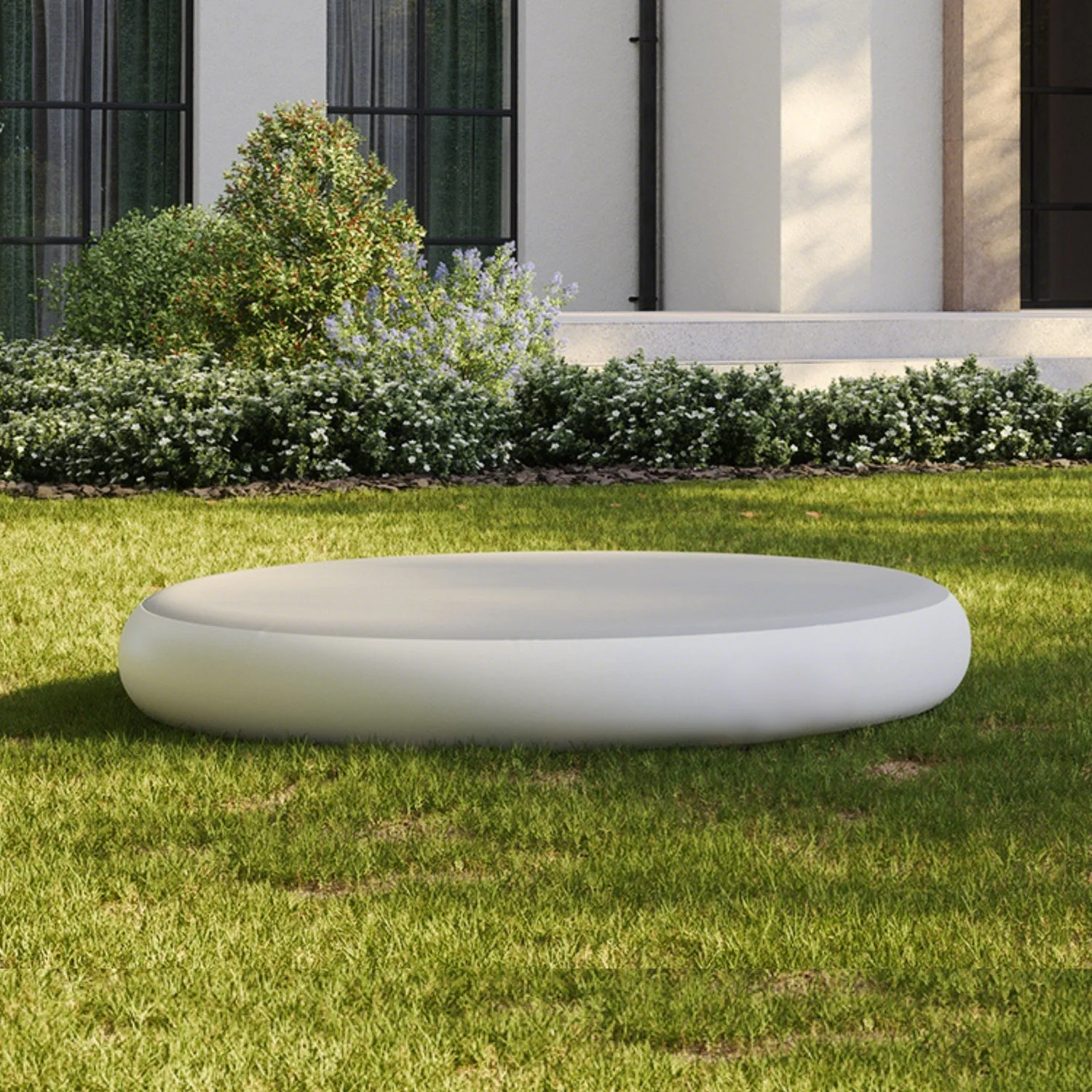 

Portable Inflatable Cushion Indoor Outdoor Round Stool For Kids & Adults Camping Inflatable Bench