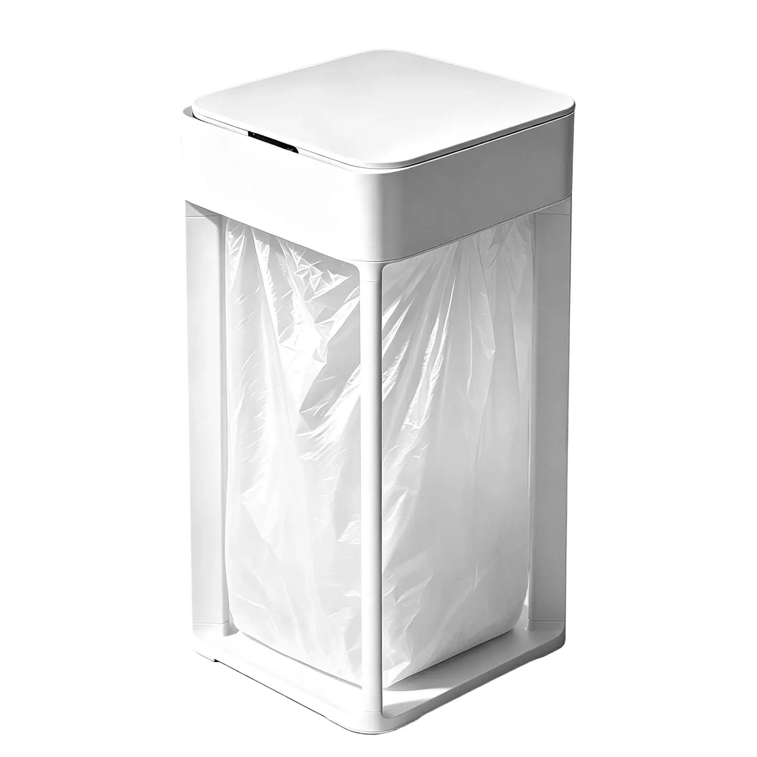 8 Gallon Smart Trash Can, Self-Sealing Automatic Trash Can, Type-C Charging Detachable Garbage Can with Lid for Kitchen, Living