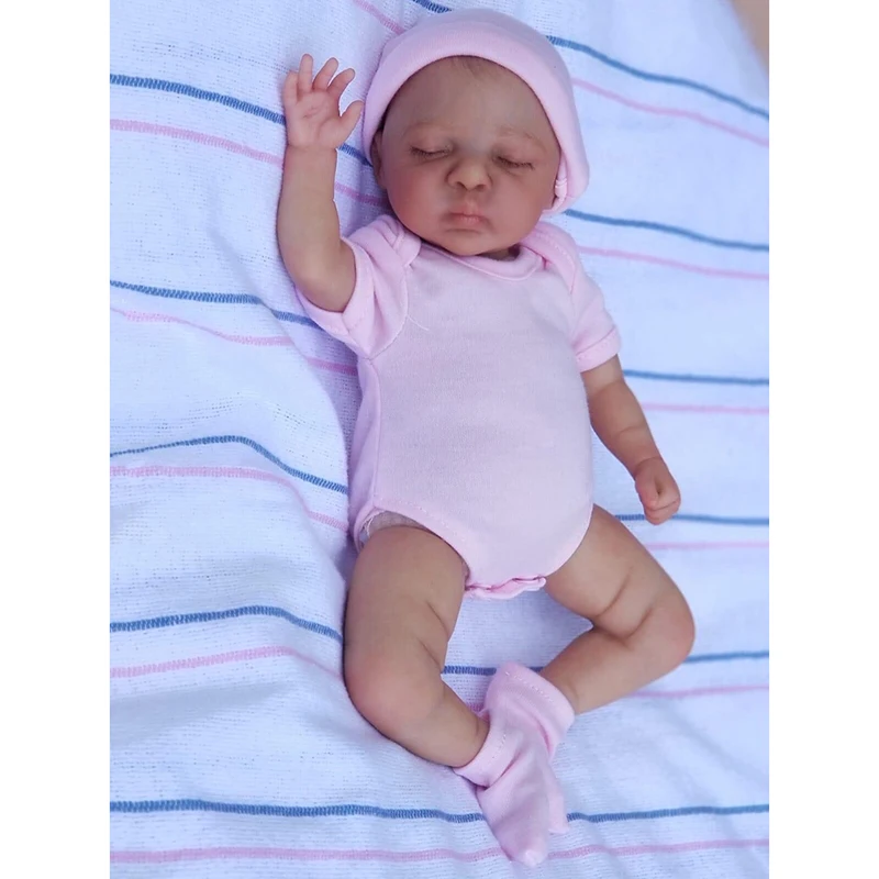 

10inch Mini Reborn Doll Luna Sweet handy Doll soft Body real touch Art Made 3D Skin Lifelike Baby Collectible Doll