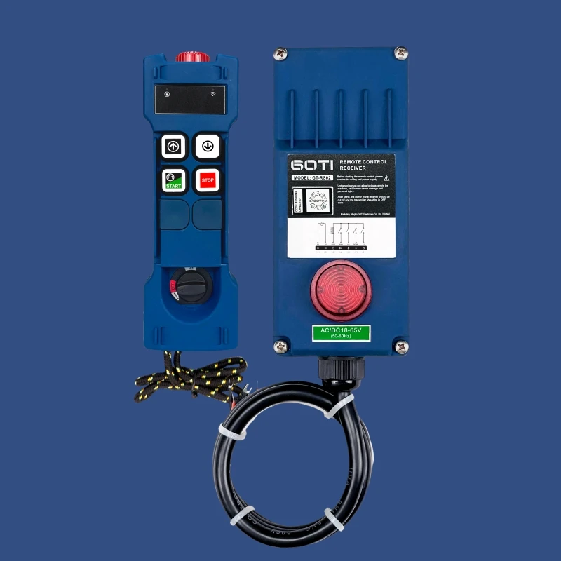 Imagem -05 - Controle Remoto sem Fio Industrial da Grua do Guindaste Interruptor de Canal de Velocidade Única Goti ac dc Substitua F212s 12v1865v65440v Gt-rs02