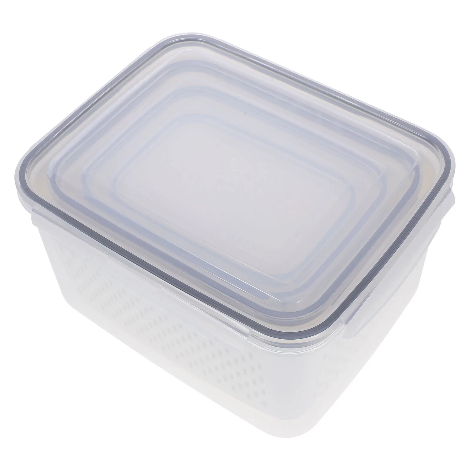 

1Set Fresh Produce Vegetable Fruit Storage Containers Fridge Storage Bin PP Material Organizer