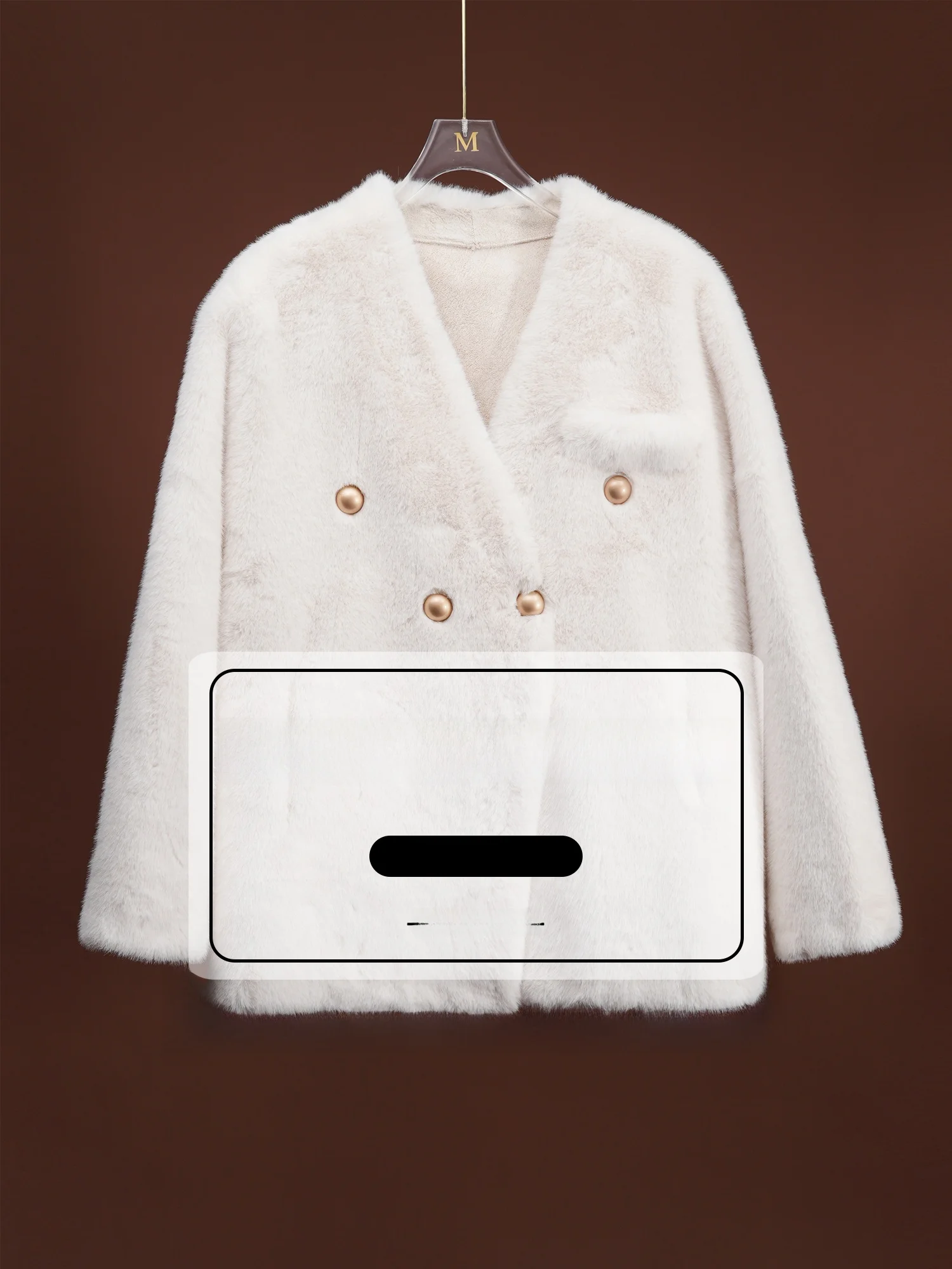 

MIUCO Woolen Quilted Jaet Women's Winter Coat Sli Outerwear Durable Faionable Ladies' Premium Quali Coat