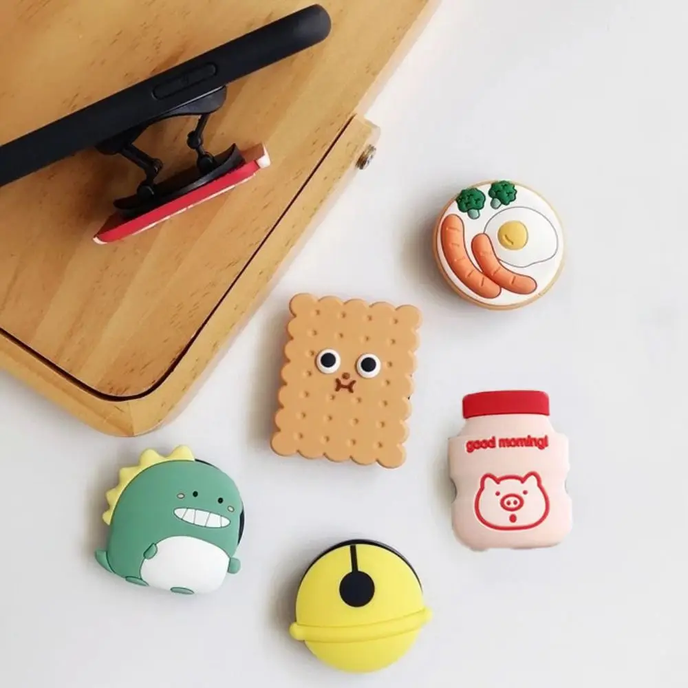 Cute ABS Mobile Phone Holder Cartoon Universal Phone Accessories Foldable Phone Holder Stand