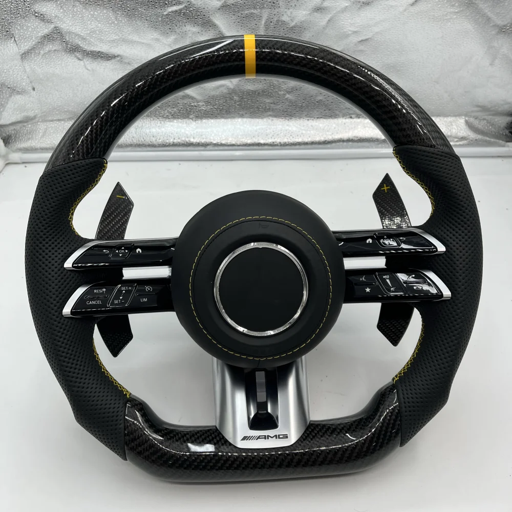 

For Mercedes Benz GT A35 A45 A63 C63 W190 C190 W205 C43 sl63 cla45 g63 W211 W202 AMG Dragonfly Steering Wheel Assembly (Wheel)