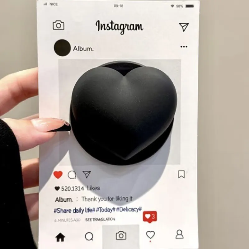 

Силиконовый держатель-сердечко для магнитной подставки Griptok для iPhone, iPad, Magsafe, Samsung Smart Tok, Grip Tok, подставка для планшета