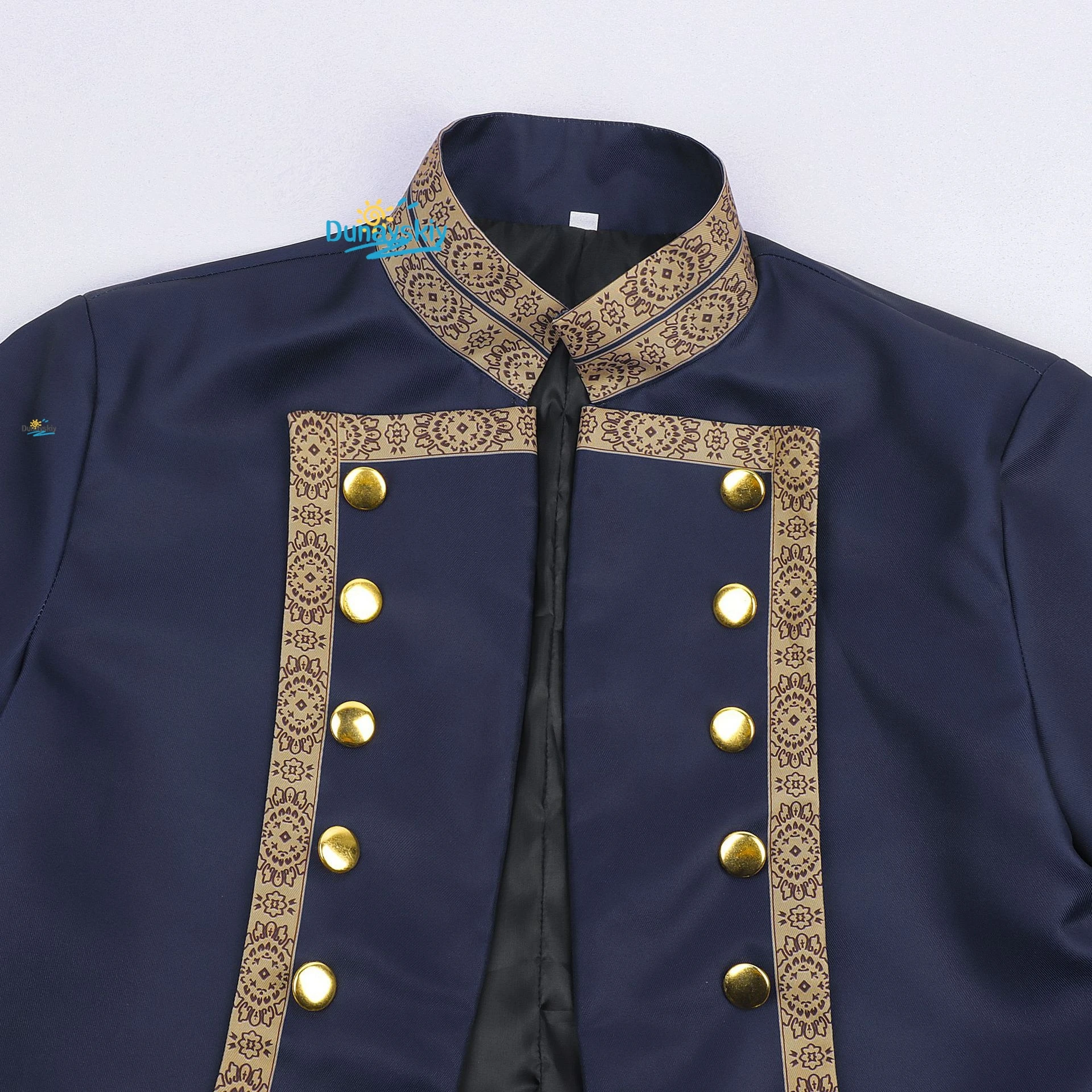 Men's Colonial Military Uniform Tailcoat Gothic Steampunk Regency Victorian Jacket Alexander Hamilton Cosplay Costume view 4