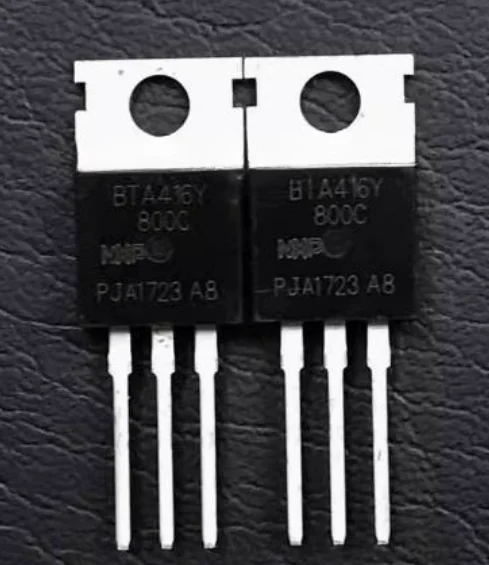 10pcs/lot BTA416Y-800C BTA416Y-800B Thyristor TRIAC 800V 16A TO-220AB Three quadrant three terminal bidirectional thyristor