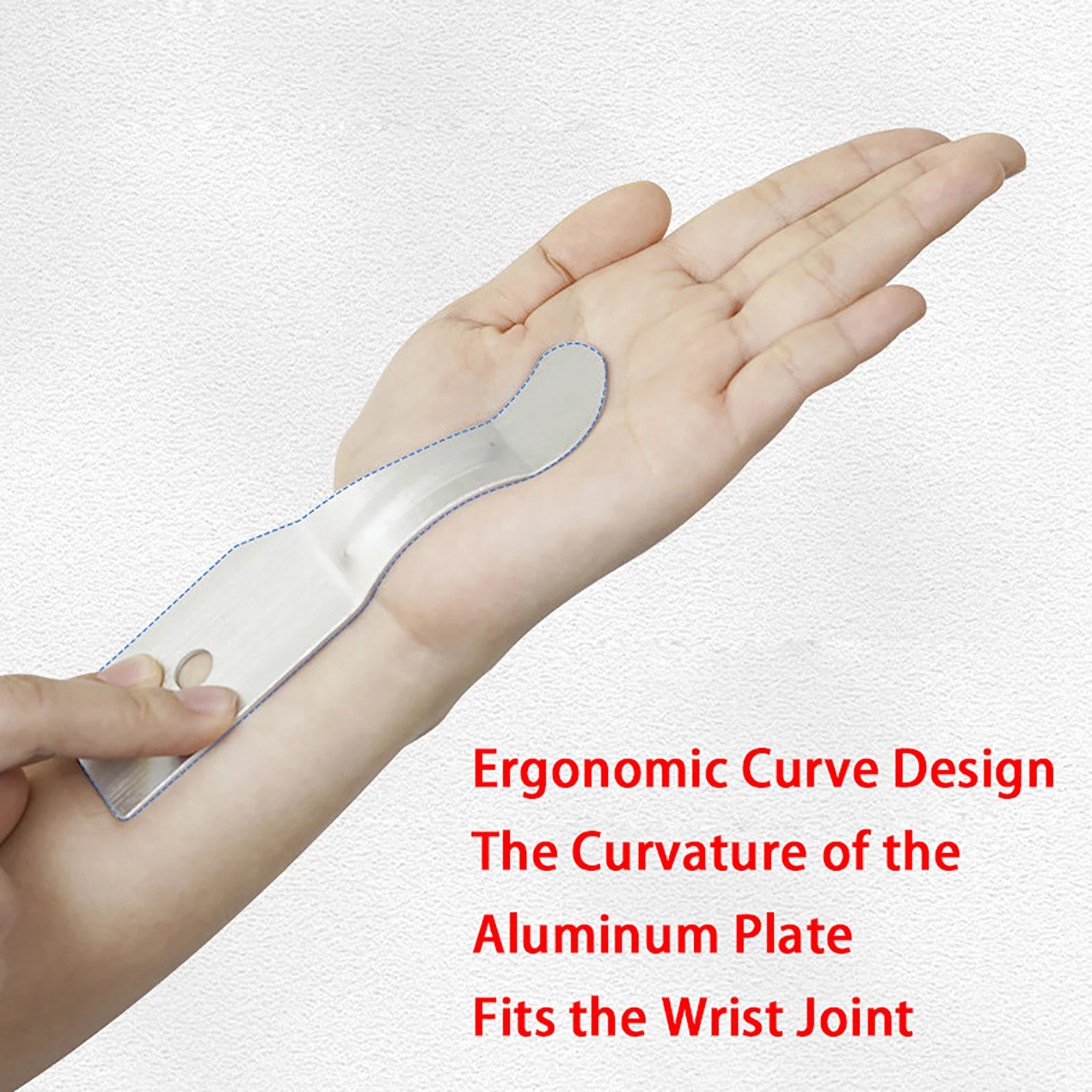 Tutore per polso, tutore per polso con stecche, supporto per mano a compressione del braccio per lesioni, dolore al polso, distorsione, sport