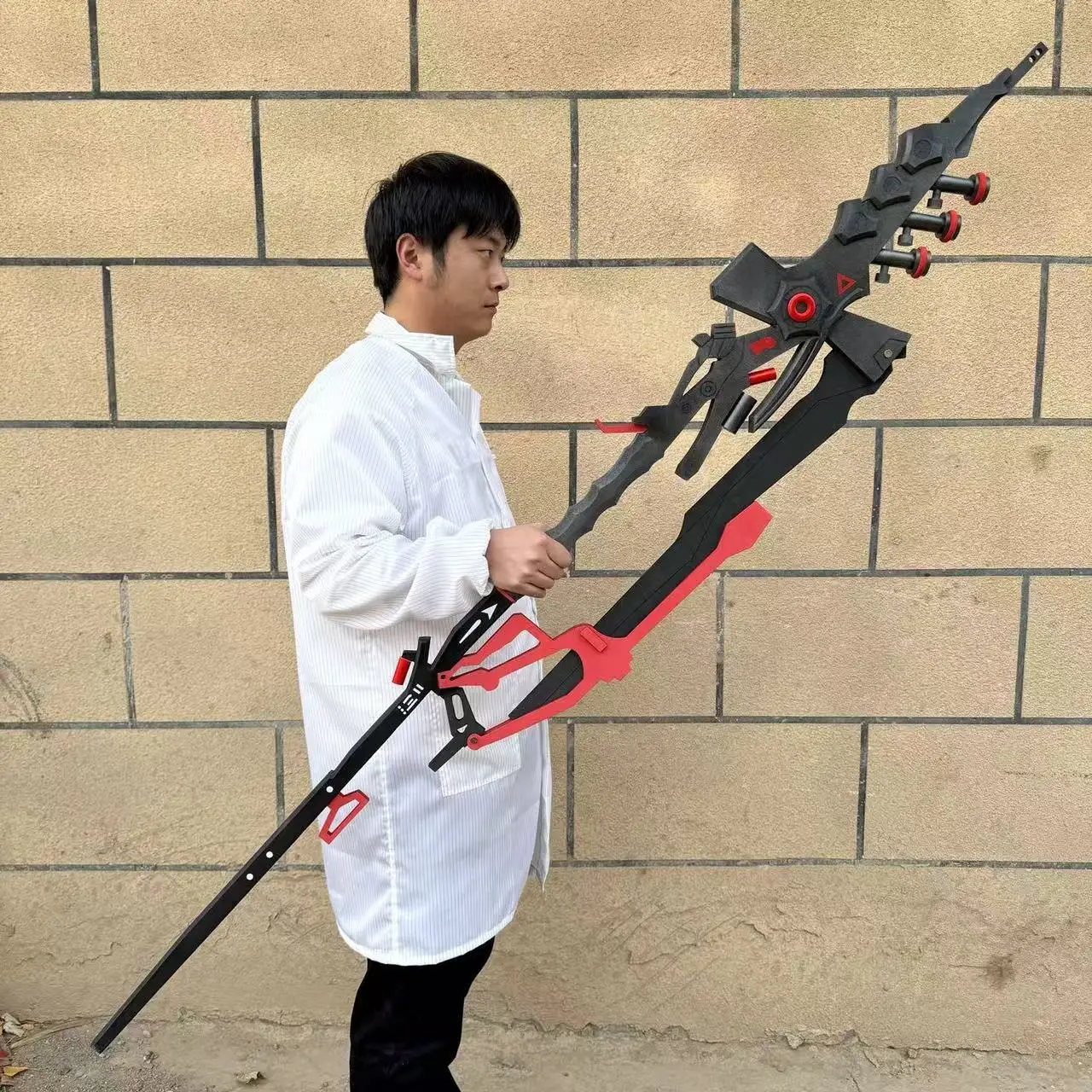 أسلحة الرمح الكروب لعبة الفرسان تأثيري الدعامة نموذج هالوين عيد الميلاد حفلة تنكرية زي الملحقات #3