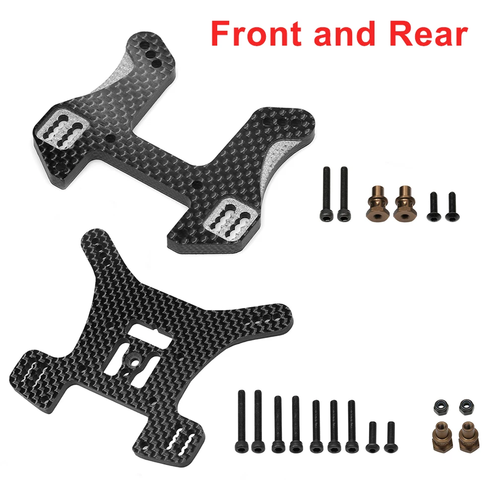 Kyosho MP11 Carbon Fiber Shock Tower Plate Front Rear Upgrade Parts for IF704 IF705 RC Car Accessories
