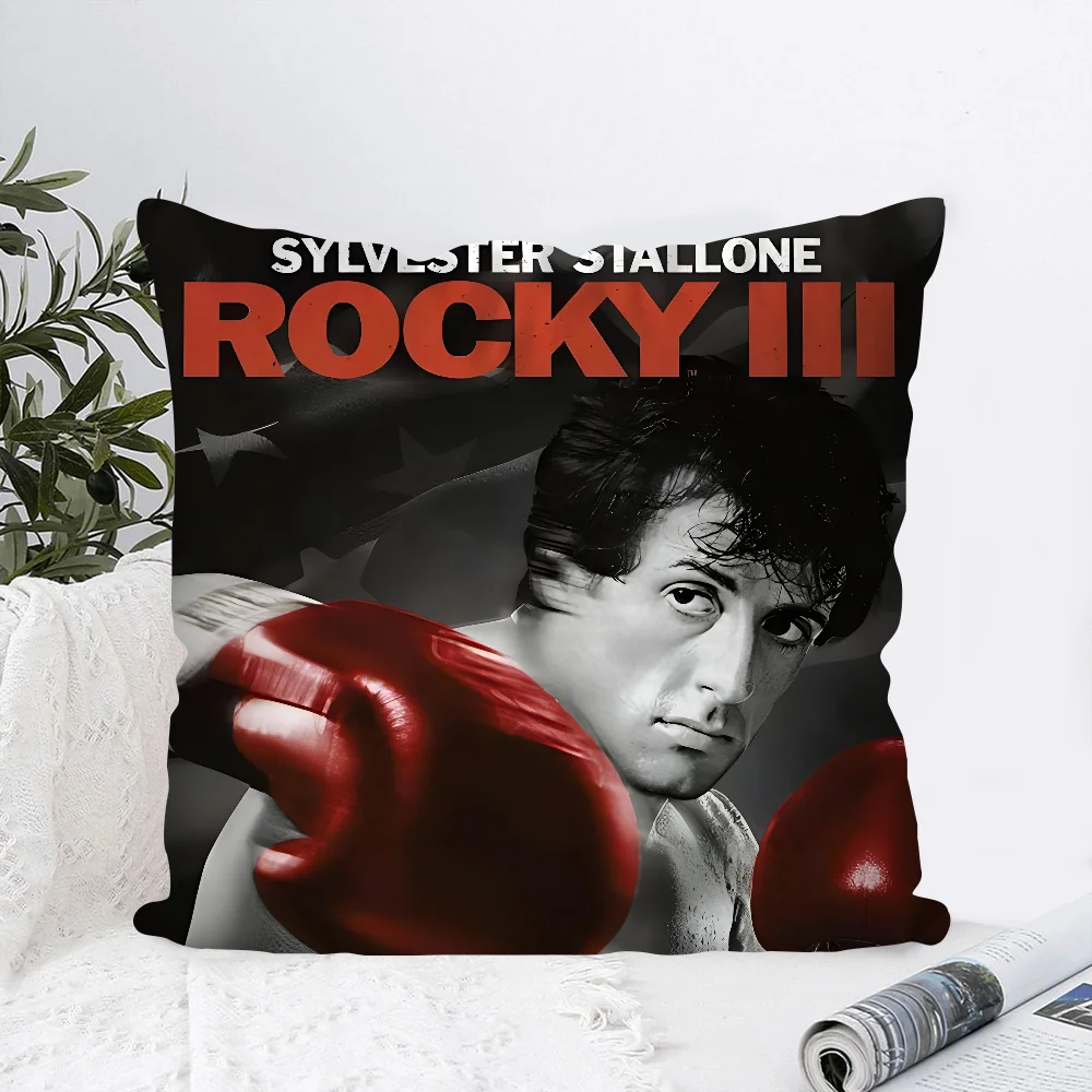 Rocky B-Balboa Boxing Fitness Pillow Case Square Pillow Bedroom Sofa Leisure Comfort Cushion Car Living Room Home Decoration