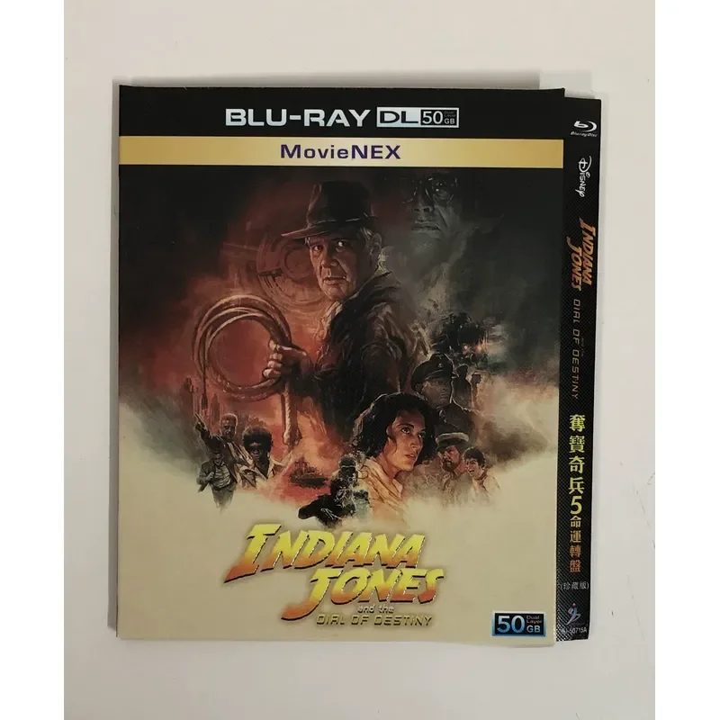 Film Indiana Jones 5 : La Roue du Destin, doublage mandarin et son original, édition collector BD50 Blu-ray