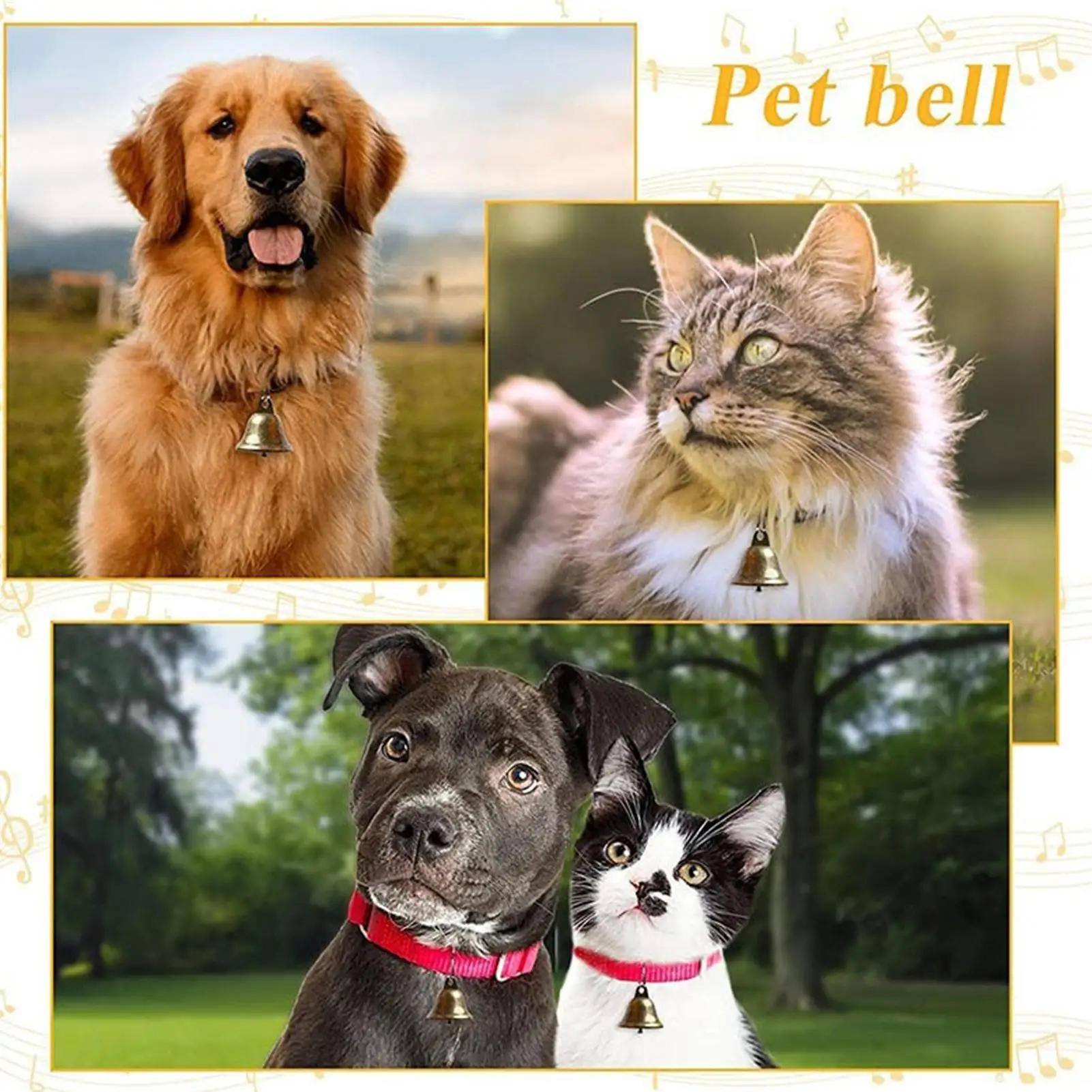 أجراس عيد الميلاد 20 قطعة ديكور شجرة العطلة أجراس عيد الميلاد الريفية لشجرة باب إكليل الزفاف عطلة الكنيسة في الهواء الطلق الطرف