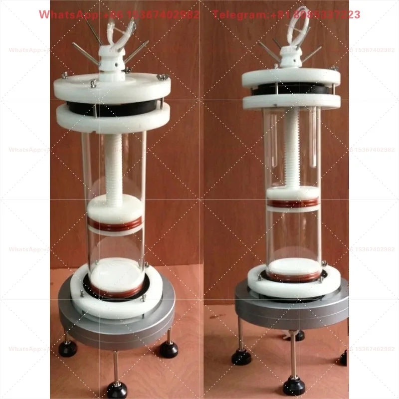 Chromatographic column pressurized piston ion exchange column ordinary chromatographic column gel protein purification