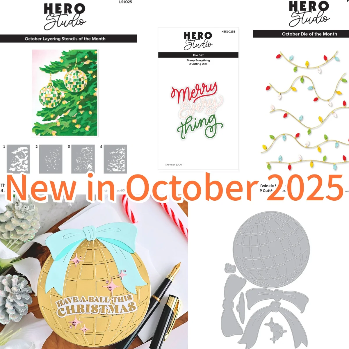 

Tree Stencil Twinkle Lights Lamp Ball Metal Cutting Dies for DIY Greeting Card Making Scrapbooking Decoration Christmas 2025