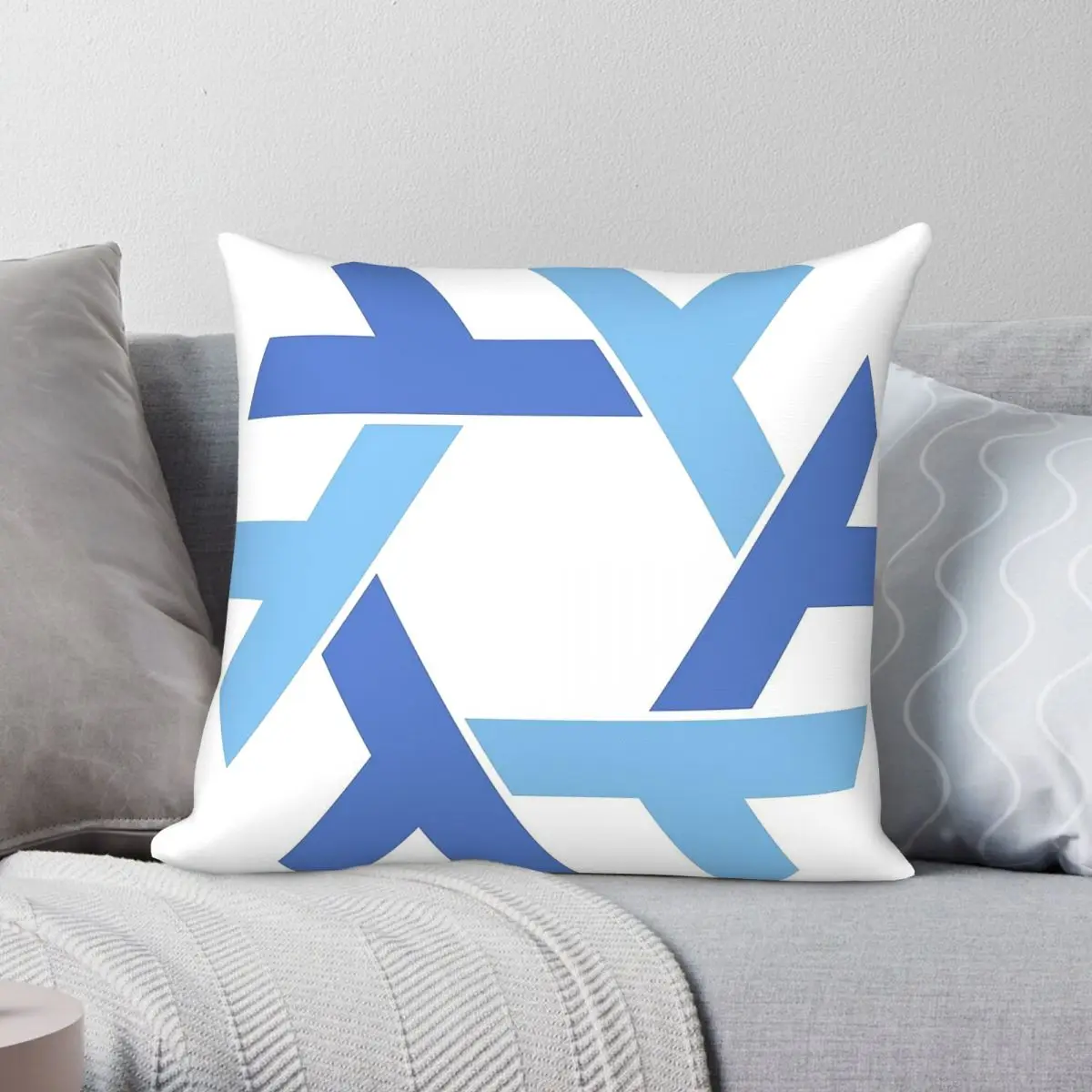 Nixos Logo Linux Distribution Square Pillowcase Polyester Linen Velvet Creative Zip Decorative Throw Pillow Case Home Case