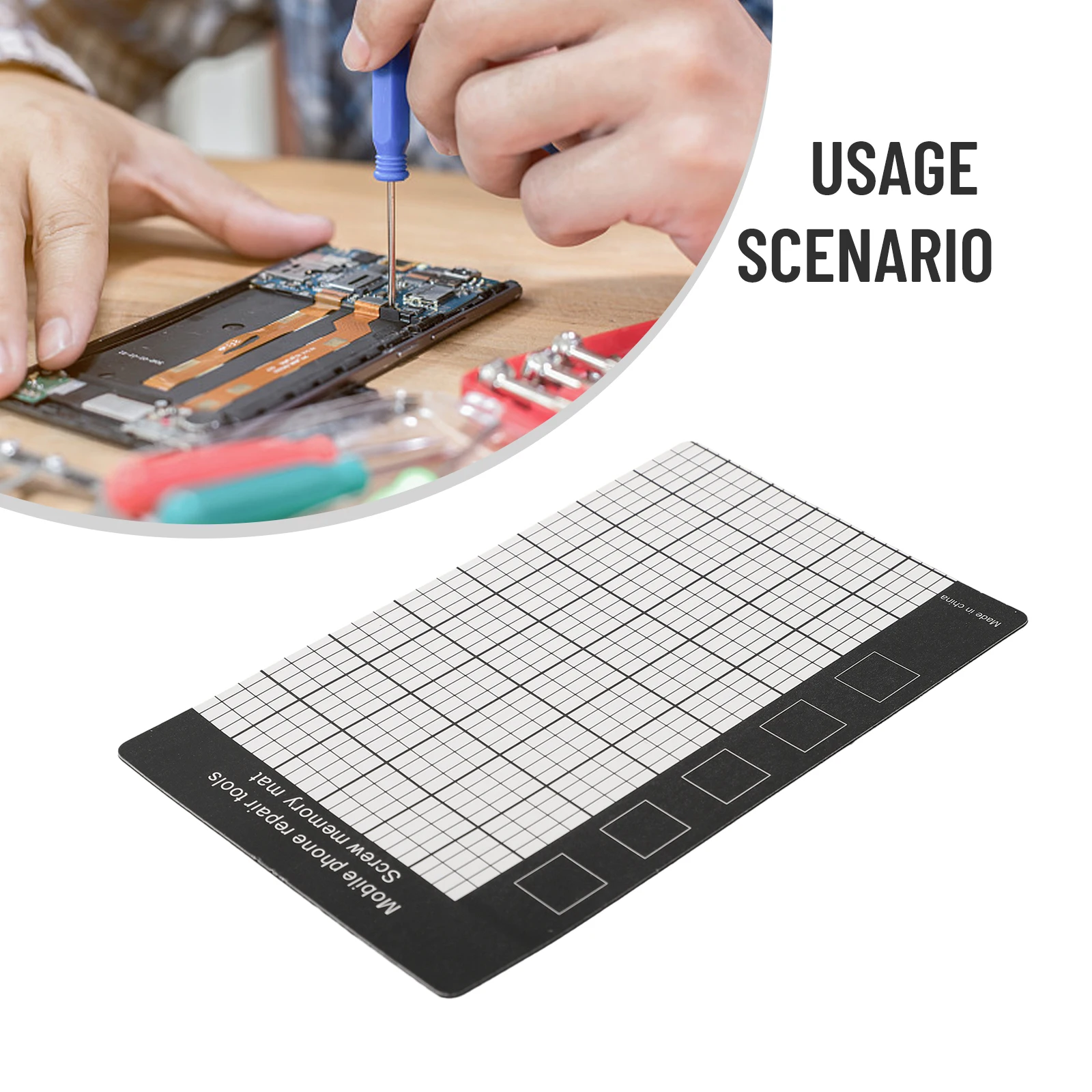 New Magnetic Mat Screw Mat Memory Chart Work Pad Mobile Phone Repair Tools 145 X 90mm Palm Size Magnetic Screw Mat Hand Tool Set