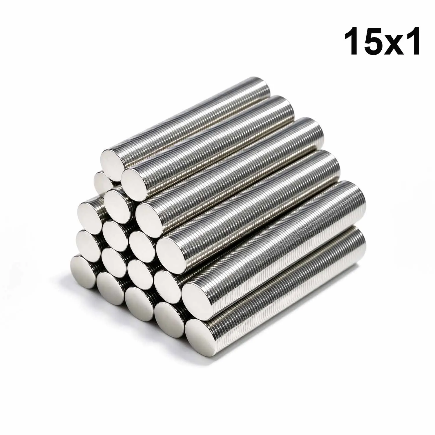 15mmX1mm Neodymium Magnet Permanent Super Strong Magnetic Disc magnet for Fridge, DIY, Building, Scientific, Craft, Education