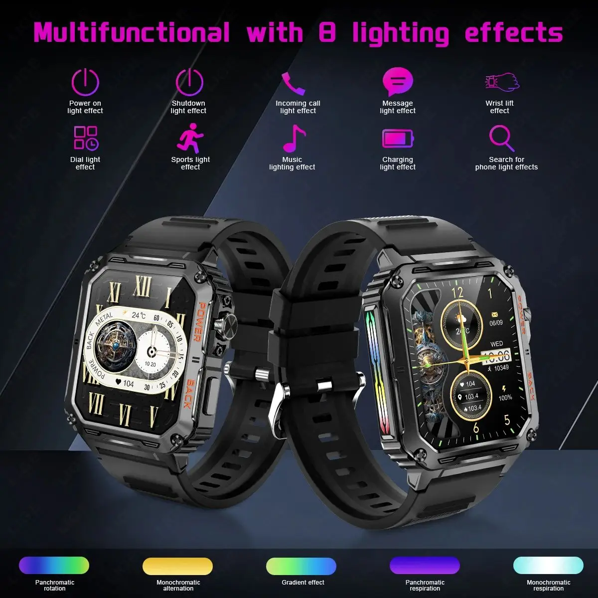 بلوتوث دعوة Smartwatch الرجال ممارسة جهاز تعقب للياقة البدنية الاجتماعية ساعة ذكية الطقس SMS تذكير مقاوم للماء ساعة لنظام أندرويد IOS