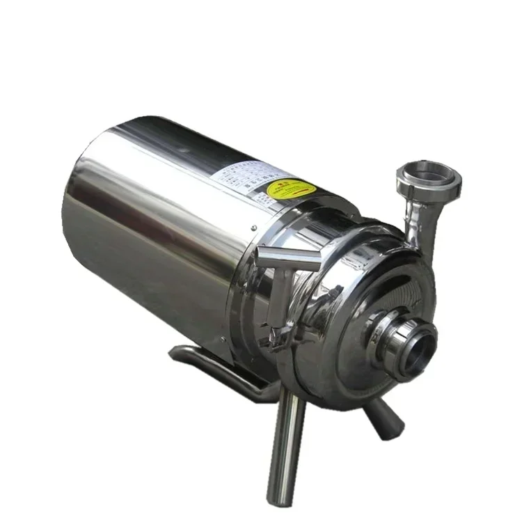 SS304 and SS316L stainless steel sanitary self priming centrifugal pump for syrup oil and wine