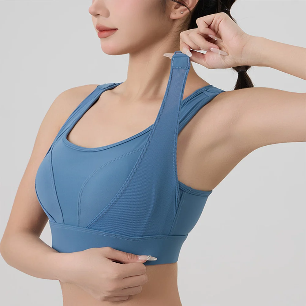 Women's Full - cup Sports Bra, Shockproof & Anti - sagging, Adjustable for Large Sizes, Ideal for Running, Fitness Training, Yog