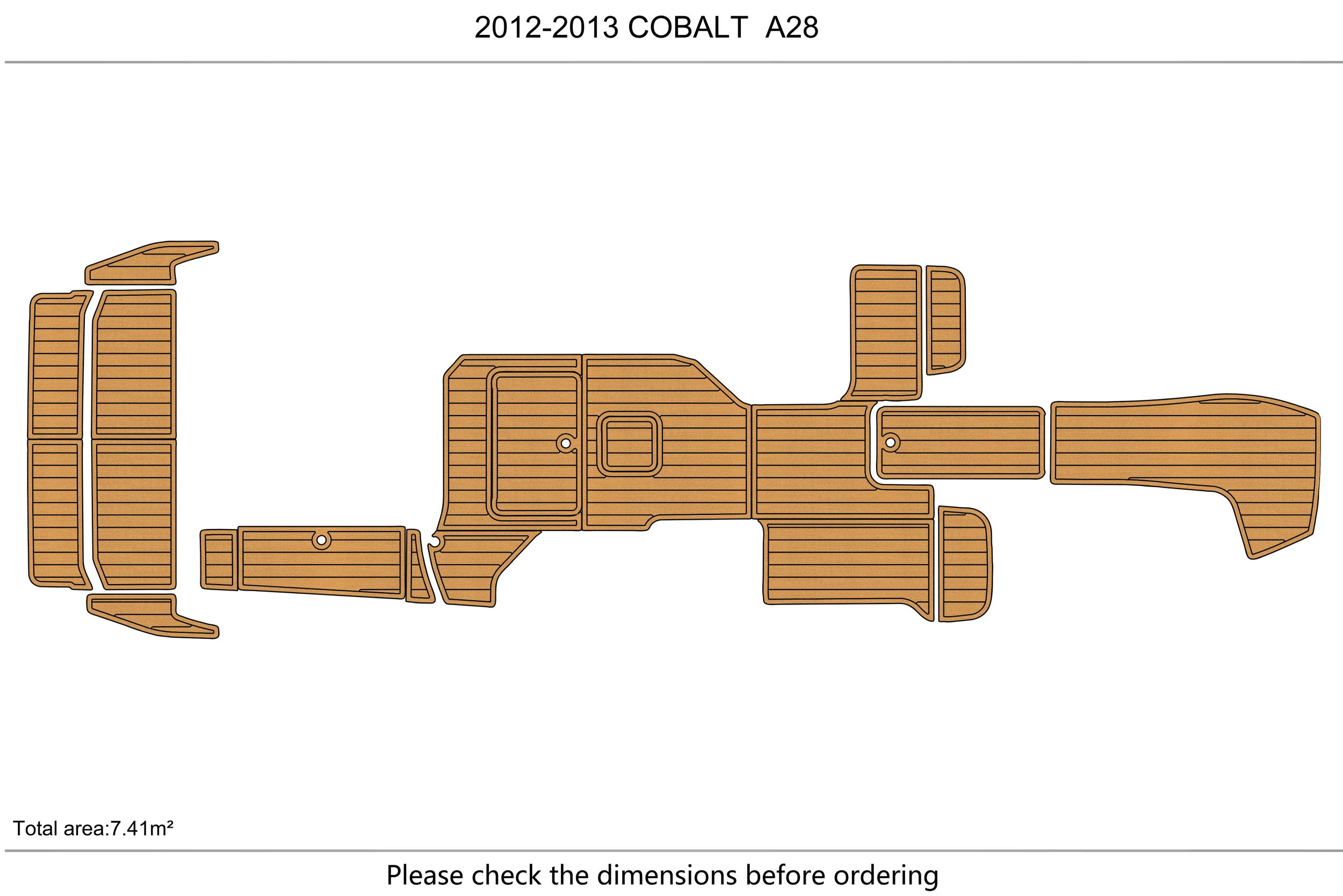 2012-2013 COBALT  A28 Cockpit Swimming platform1/4