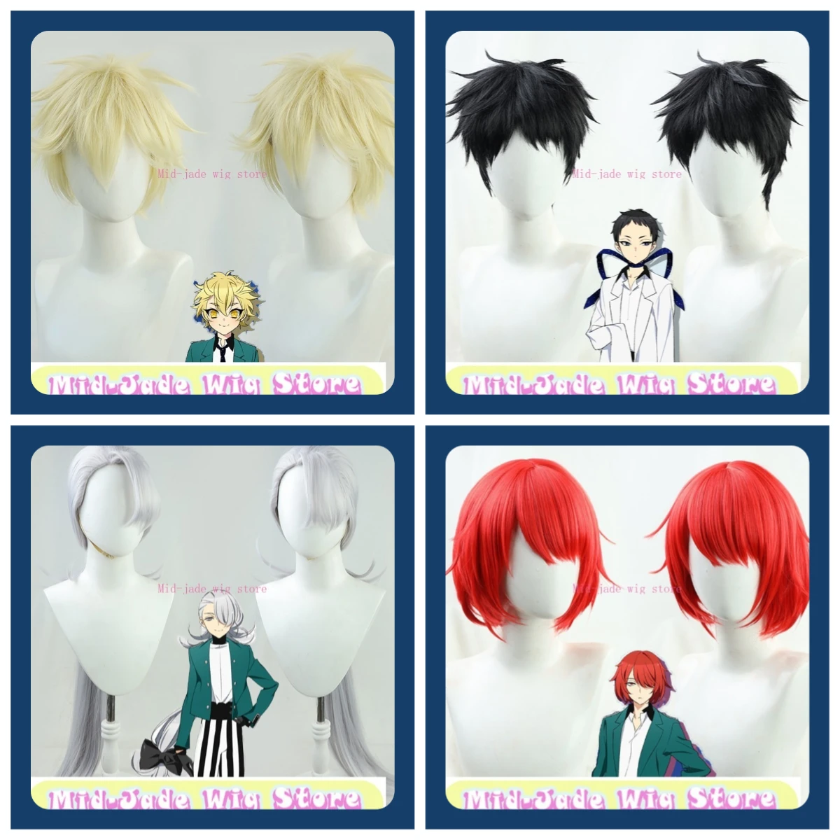 Schöne Jungen Detektiv Club Muroi Mitsuru Cosplay Perücke Anime Cosplay Perücke Synthetische Hitzebeständige Faser