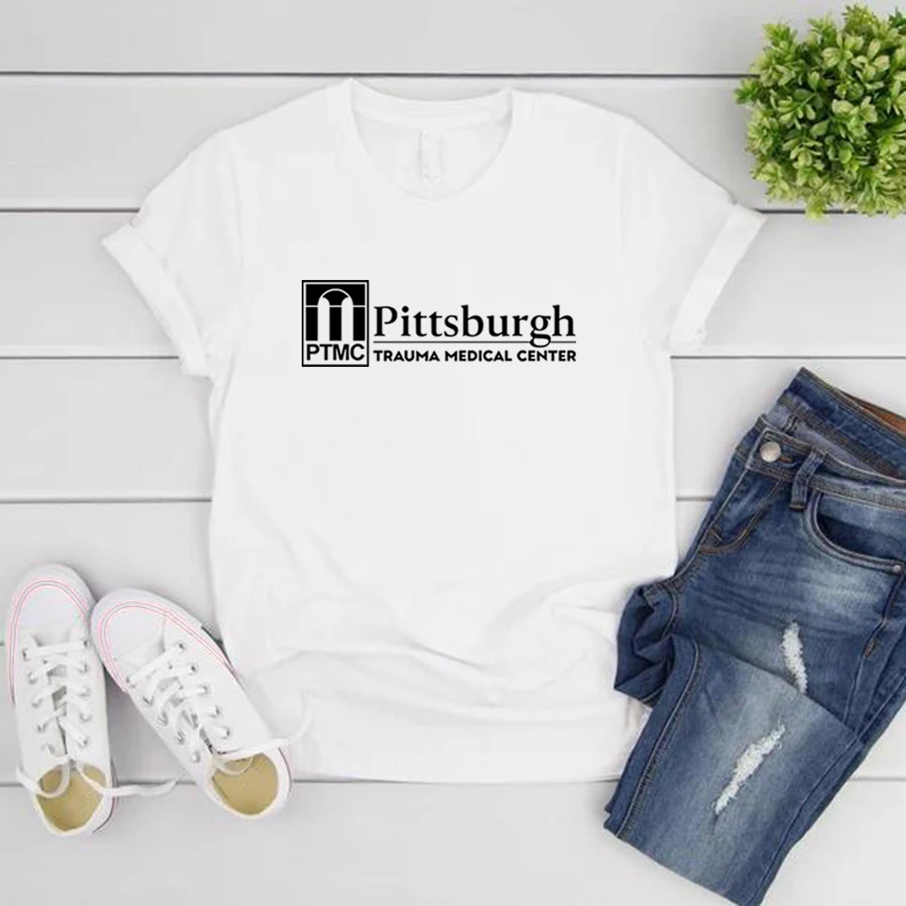 The Pitt PTMC T-Shirt Pittsburgh Trauma Medical Center Tee Unisex Short Sleeve Graphic T Shirts Funny Doctor Tee Gift for Fan