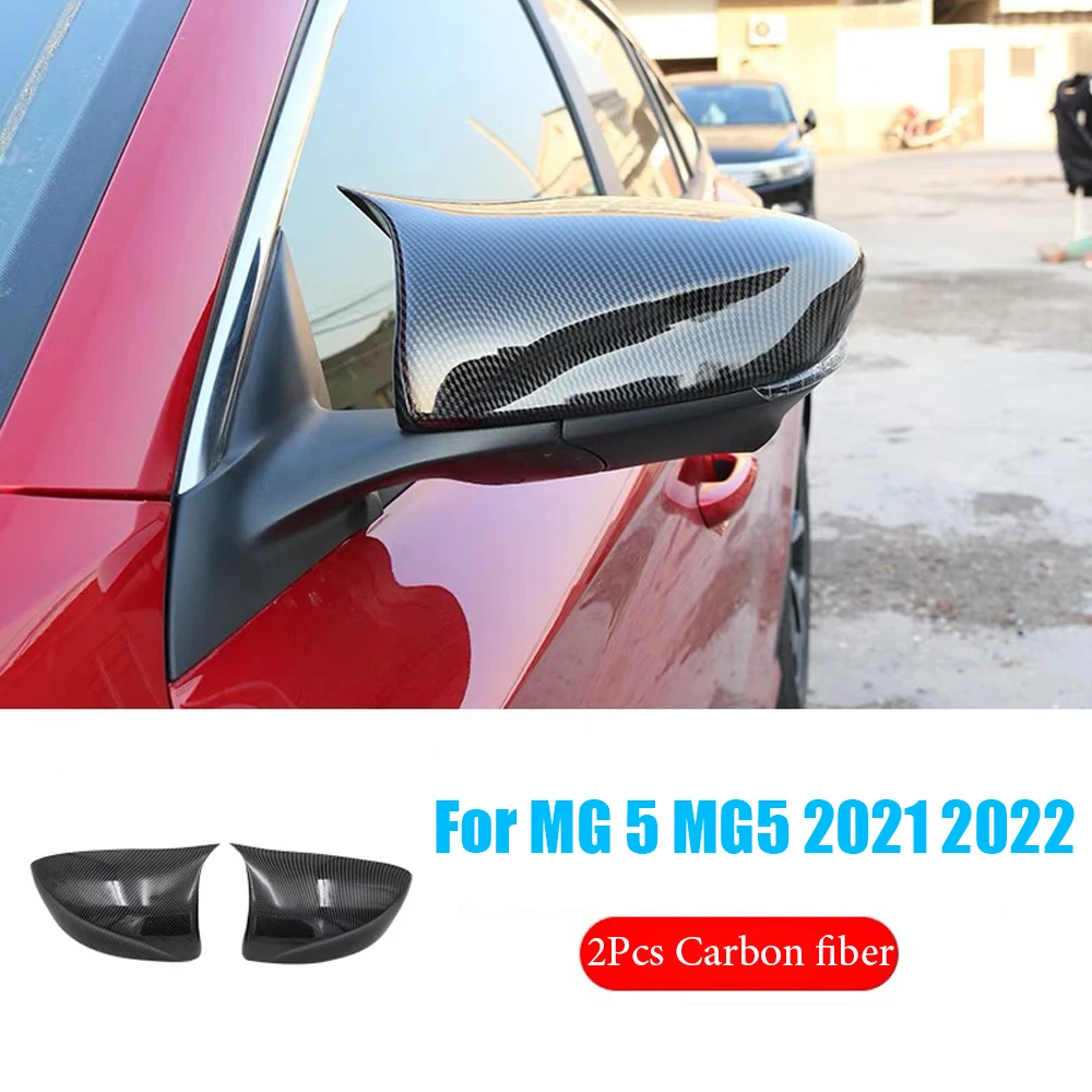 

For MG5 2021 2022 2023 Car Rear View Rearview Side Glass Mirror Cover Trim Frame Side Mirror Caps Cover