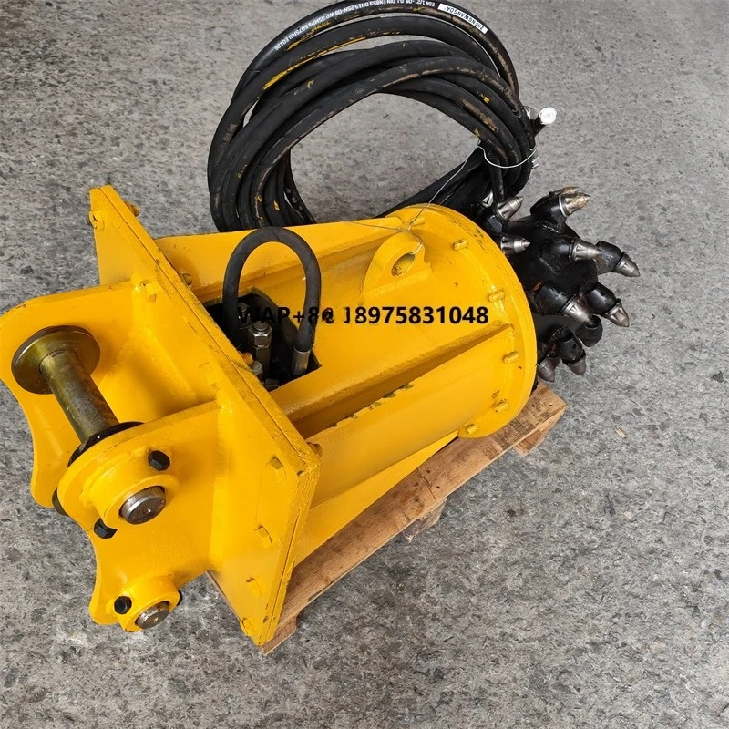 High Efficiency Road Milling Drum Hydraulic Milling Cutter for Excavator Asphalt Concrete Surface Mining Cold Milling Machine Ac