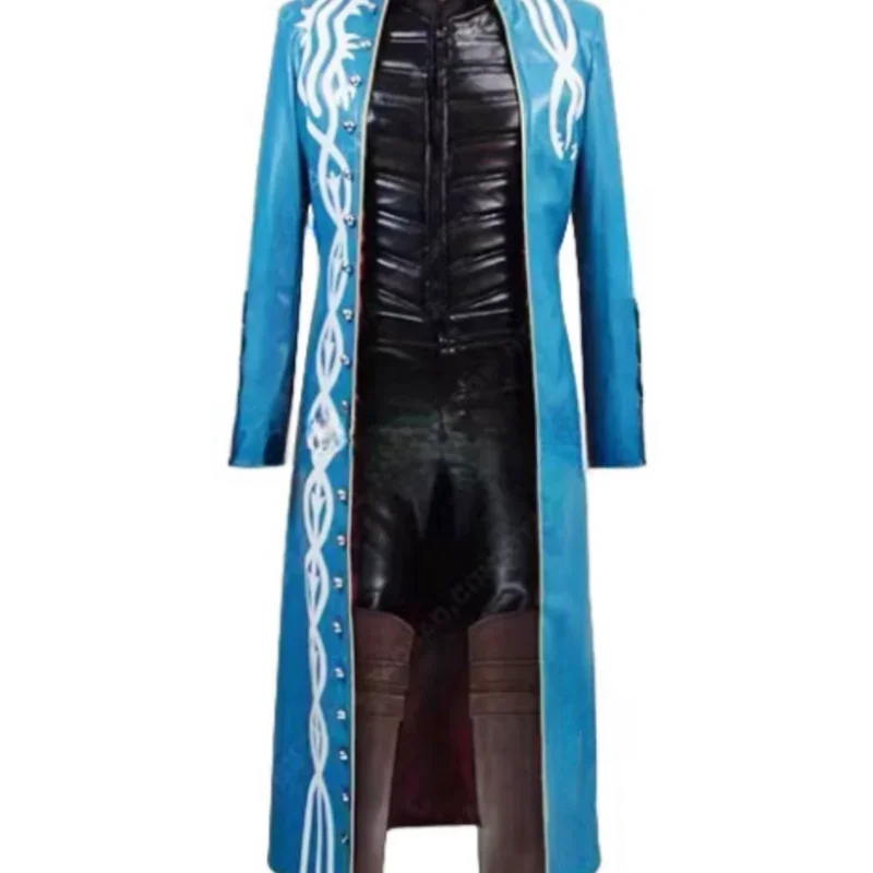 DMC 3 Vergil Cos Cosplay Costume Halloween Uniform Outfit Custom Made Any Size